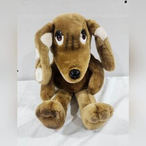 Vintage 1992 RUSS NESTLE Jimmy Nelson FARFEL Dog Plush Puppet 16” - No Shirt